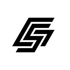 Letter GS or SG creative masculine logo design
