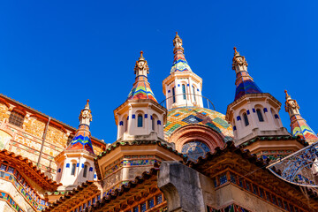 Fototapeta premium Església de Sant Romà de Lloret de Mar, Costa Brava, Spain