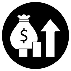 Salary Increase Icon, Achieving Growth through Salary Increase, Recognizing Performance with Better Pay, Motivating Success through Compensation, Building Careers with Financial Rewards