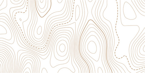 Geography landscape Topo contour map on white background, Topographic contour lines. Seamless pattern with lines Topographic.. Luxury gold abstract line art on transparent background image. 