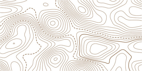Geography landscape Topo contour map on white background, Topographic contour lines. Seamless pattern with lines Topographic.. Luxury gold abstract line art on transparent background image. 
