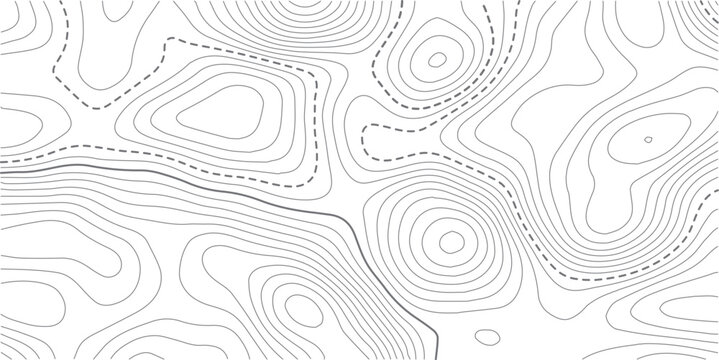 Topographic map. Line contour geographic map pattern with elevation levels.Abstract vector geographic topo wavy grid gray relief texture.. Luxury gold abstract line art on transparent background image