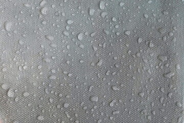 Water Drops on Textured Canvas