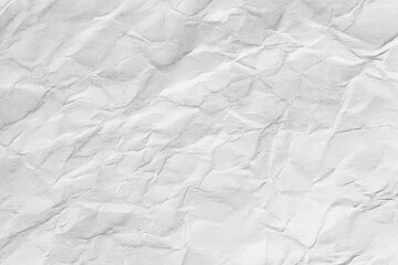 White wrinkled paper background poster texture