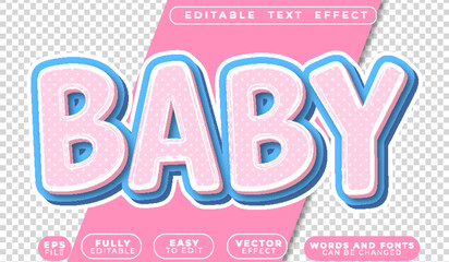  Baby Newborn Boy Girl Cute Adorable Editable Vector Text File