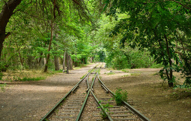 children's railway in yerevan, armenia