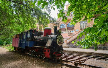 children's railway in yerevan, armenia