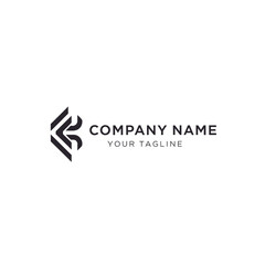 Modern abstract geometric letter B logo design template with placeholder text for company name and tagline on a white background.