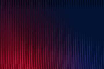 An abstract image featuring vertical lines with a gradient of bright red to blue color transition effect