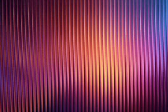Abstract vertical lines with gradient of glowing orange purple and blue creating a modern background effect