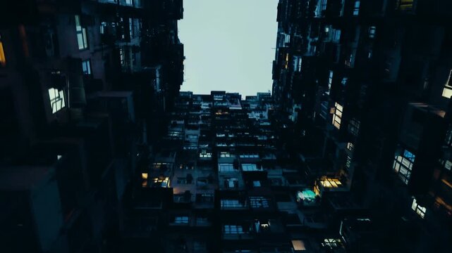 Residential buildings in Hong Kong, China