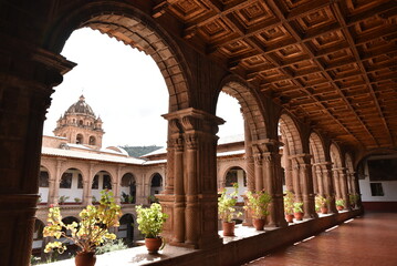 Monastère baroque à Cusco. Pérou	
