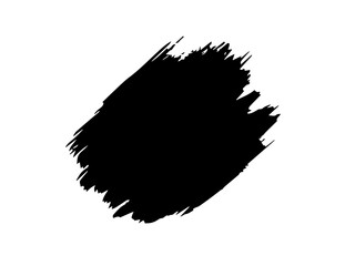 Hole in white paper with ink and grunge elements illustration