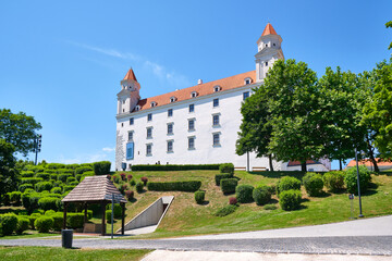 view of bratislava castle in slovakia