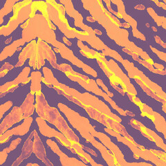 Retro Animal Skin Rug. Leather Effect. Water