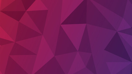 Modern Low Poly Geometric Background Design With Vibrant Purple Pink Gradient Color Transition Wallpaper