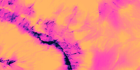 Multicolor Dirty Art Painting. Tie Die