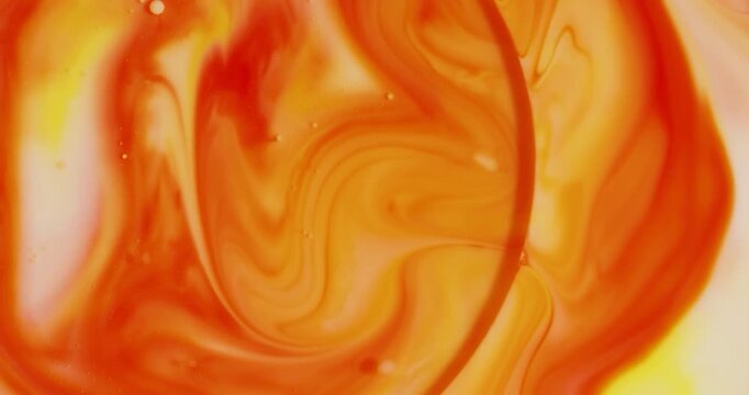 ABSTRACT - Liquid/Fluid Blurred Motion Soft Bright Vibrant Orange Gradient Background. 4K Abstract Liquid Gradient Background.