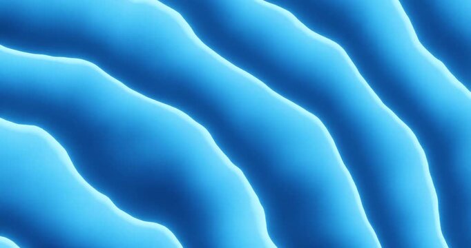 Abstract Blue Dark Gradient Wave Background. Blue Gradient Abstract Background. Seamless Loop. 4k