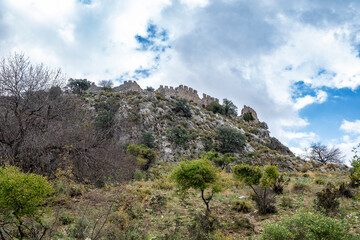 Kaunos (Carian: Kbid Lycian: Xbide Ancient Greek: &Kappa;&alpha;ῦ&nu;&omicron;&sigmaf;; Latin: Caunus) ancient city was a city of ancient Caria and in Anatolia, a few kilometres west of the modern town of Dalyan. Amphitheatre area