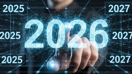 Exploring future tech: hand interacting with digital interface and virtual reality network grid concept - Powered by Adobe