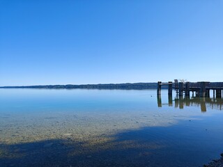 pier on the lake