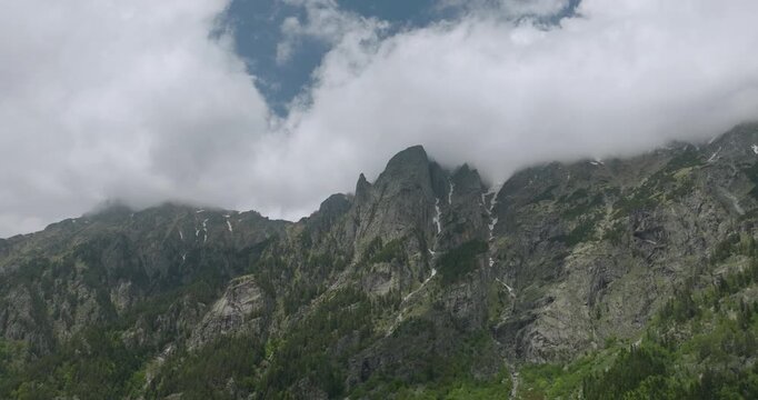 Aerial View of Rila Forest, Bulgaria