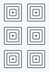 geometric pattern, nirmana design 2d minimalist, square, geometric squares