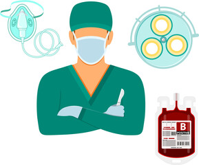 Medical Surgeon Square Banner