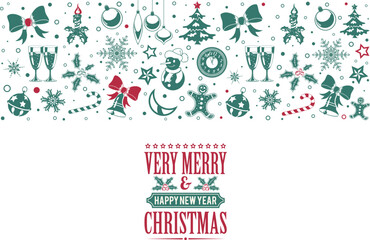 Christmas and New Year Banner