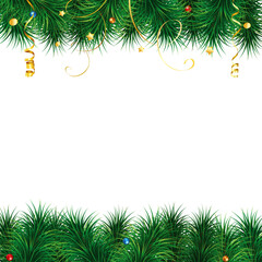 Christmas and New Year Frame