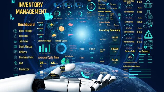 AI manages inventory dashboards through virtual assistant analytics, smart tracking systems, and artificial intelligence for warehouse and procurement efficiency. Thunk