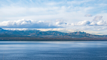 lake and mountains San Carlos de Bariloche Patagonia Argentina glacial lake Nahuel Huapi 