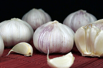 Garlic - very healthy product with many beneficial properties for health