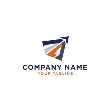 Modern Abstract Arrow Logo Design for Business Growth.