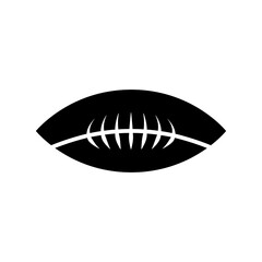 Football clip art design on plain white transparent isolated background for card, shirt, hoodie, sweatshirt, apparel, card, tag, mug, icon, poster or badge, tailgates and touchdowns