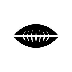 Football clip art design on plain white transparent isolated background for card, shirt, hoodie, sweatshirt, apparel, card, tag, mug, icon, poster or badge, tailgates and touchdowns