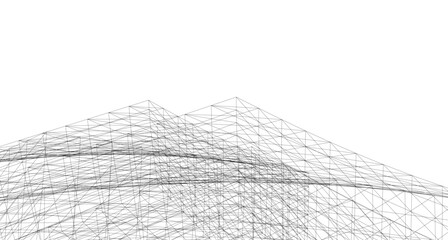 Architecture building abstract vector illustration