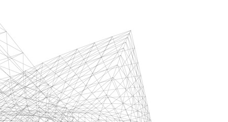 Architecture building abstract vector illustration