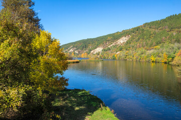 Autumn Landscape of Iskar River, Bulgaria