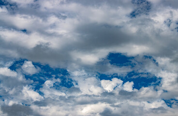 blue sky with clouds
