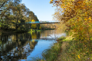 Autumn Landscape of Iskar River, Bulgaria