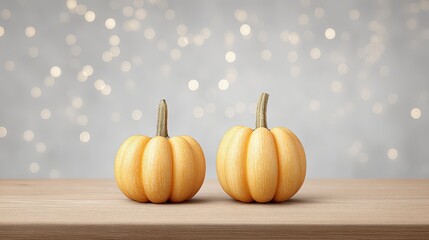 Two Pumpkins Decor, Autumn Harvest, Fall Thanksgiving