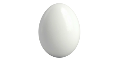Ovoid, smooth, white egg centered on a black background, softly lit with a slight gradient, creates a clean, minimalist comp