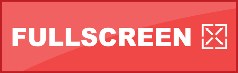 vector illustration red and white fullscreen digital button
