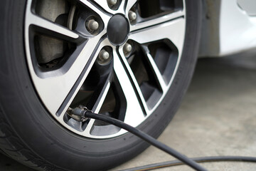 Inflate your car tires to save fuel before traveling.