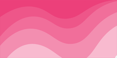 Overlapping pink business wave banner. flat pink gradient. wavy background. vector illustration