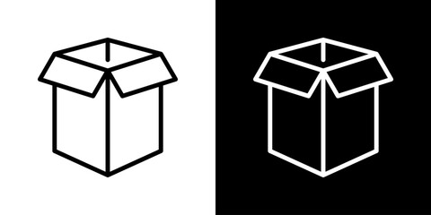 Packaging Icon Line Style Vector Illustration 