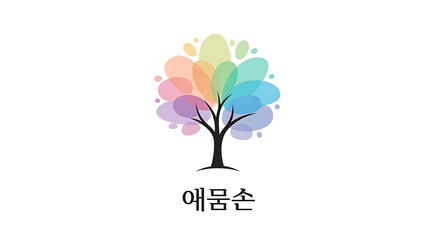 Colorful Abstract Tree Illustration for Growth and Nature Concepts