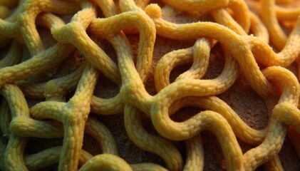 Textured Organic Growth Natural patterns and earthy tones for eco friendly and organic brand promotions. An abstract, close up texture of organic growth patterns with earthy tones and subtle, natural